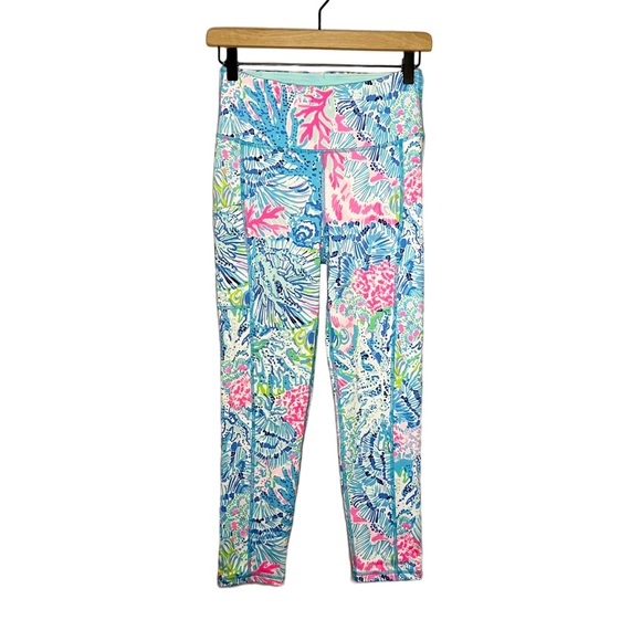 Lilly Pulitzer Pants - Lilly Pulitzer Luxletic UPF 50+ High Rise Weekender Crop Leggings S